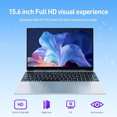كمبيوتر محمول 15.6 بوصة، ذاكرة وصول عشوائي 8 جيجا بايت، 256 جيجا بايت SSD، ويندوز 11، معالج Pentium G6500Y (حتى 3.4 جيجا هرتز)، شاشة FHD 1080 بكسل، لوحة مفاتيح بإضاءة خلفية، بصمة الإصبع، USB3.0، WiFi5، Mini HDMI، BT5، كاميرا ويب in Kuwait