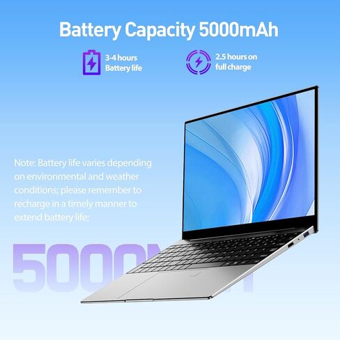 كمبيوتر محمول 15.6 بوصة، ذاكرة وصول عشوائي 8 جيجا بايت، 256 جيجا بايت SSD، ويندوز 11، معالج Pentium G6500Y (حتى 3.4 جيجا هرتز)، شاشة FHD 1080 بكسل، لوحة مفاتيح بإضاءة خلفية، بصمة الإصبع، USB3.0، WiFi5، Mini HDMI، BT5، كاميرا ويب in Kuwait