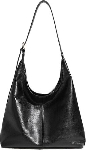 Hobo Bags for Women Soft Vegan Leather Shoulder Handbag Tote Purses With Pouch in Saudi Arabia