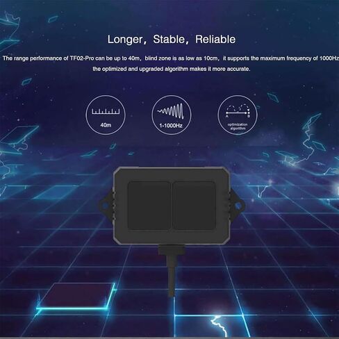 Benewake TF02-Pro LiDAR Sensor - IP65 LiDAR Rangefinder 40m Laser Radar with Strong Light Resistance for UAVs and Smart Traffic Systems (UART/I2C/IO) in Saudi Arabia