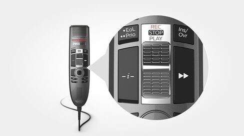 Philips SMP3710 SpeechMike Premium USB Dictation Microphone for Clear Speech Recognition and Best Results, Use with Sensorischem Touch Panel and Slide Switch Anthracite in Saudi Arabia