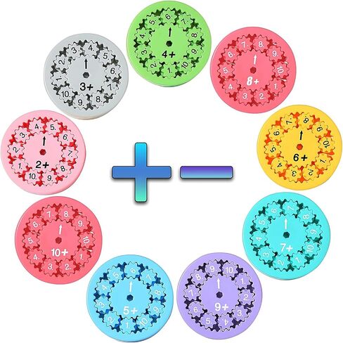لعبة Math Fidget Spinners هي ألعاب تعليمية دوارة مصممة للعمليات الرياضية. إنها مناسبة للطلاب في الصفوف من 1 إلى 3 لممارسة الجمع والطرح 9 قطع in Saudi Arabia
