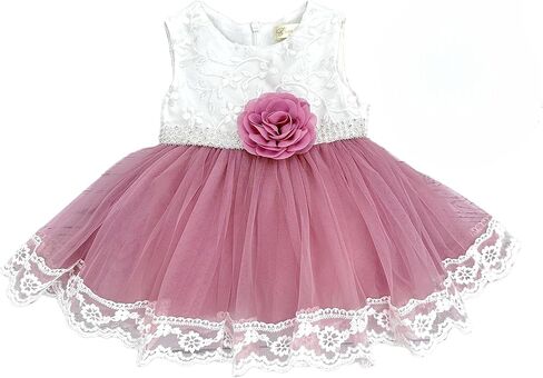 Bow Dream Lace Baby Girl Dress Rheinstone Wedding Birthday Party Formal Dresses in Saudi Arabia