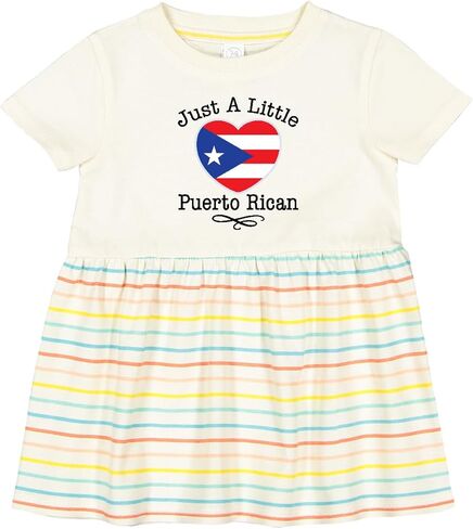 inktastic Just a Little Puerto Rican Infant Dress in Saudi Arabia