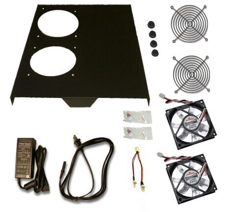 Comcool Cooling Stand Kit with Dual 120mm Fans, Large 120-2L-K in Saudi Arabia
