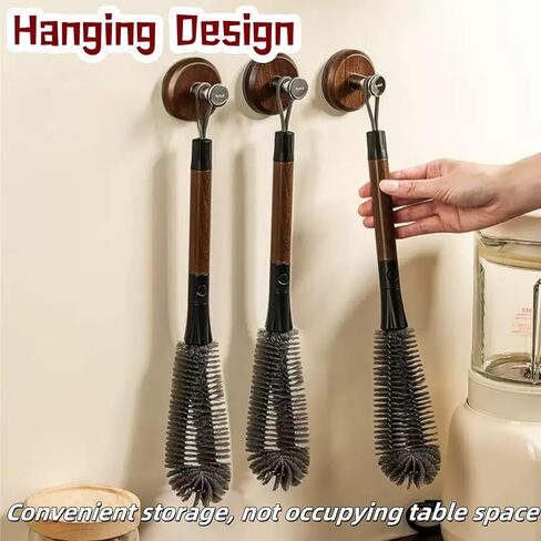 2 in 1 Cleaning Brush, Detachable Dual-Head Brush for Blender Cleaning Brush, Fruit Juicer Machine Clean Brush, Flexible Bendable Cup & Bottles Brush for Kitchen Appliances in Saudi Arabia