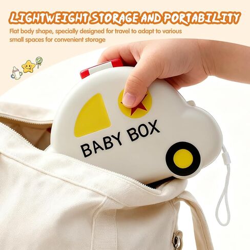 7-in-1 Baby Bottle Brush Set with Silicone Nipple & Straw Brushes, Soap Dispenser, Foldable Drying Rack, Portable Case – for Home & Travel in Saudi Arabia