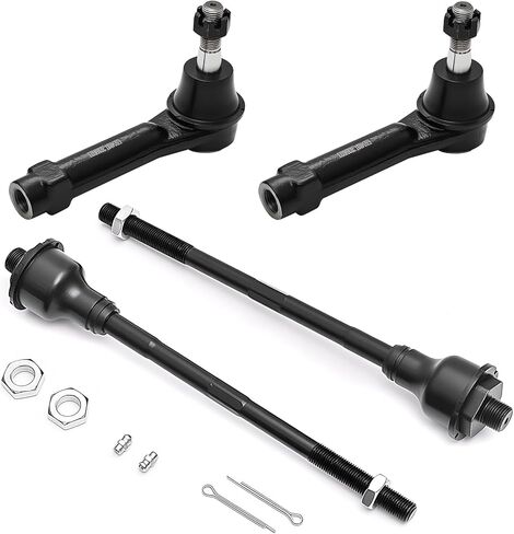 مجموعة قضبان ربط أمامية PZ 4WD 5 قطع لـ 2005-2016 Ford F250 F350 Super Duty قضيب ربط خارجي قابل للتعديل وصلة سحب الأكمام واستبدال ذراع بيتمان in Kuwait