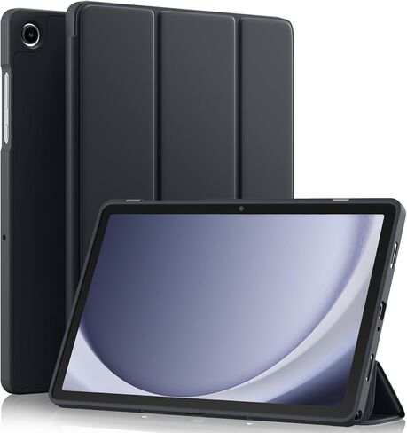 Akkerds متوافق مع حافظة Galaxy Tab A11 Plus 11" 2026/ A9 Plus مقاس 11 بوصة 2023، غطاء واقٍ ناعم نحيف من مادة TPU مع حامل ثلاثي الطي وتنشيط/غفو تلقائي لجهاز Galaxy A11+/ A9+ 5G، أسود in Saudi Arabia