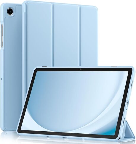 Akkerds متوافق مع حافظة Galaxy Tab A11 Plus 11" 2026/ A9 Plus مقاس 11 بوصة 2023، غطاء واقٍ ناعم نحيف من مادة TPU مع حامل ثلاثي الطي وتنشيط/غفو تلقائي لجهاز Galaxy A11+/ A9+ 5G، أسود in Saudi Arabia