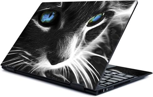 MightySkins Skin لجهاز HP Envy X360 13 "(2019) - قطة | غطاء لاصق من الفينيل واقٍ ومتين وفريد ​​من نوعه | سهل التطبيق والإزالة وتغيير الأنماط | صنع في الولايات المتحدة الأمريكية in Kuwait
