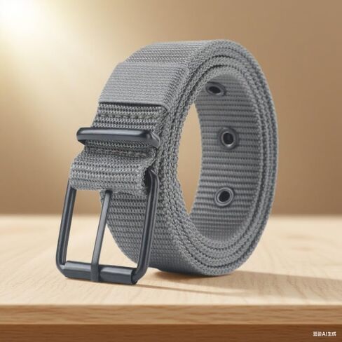 Tactical Belts Men's Outdoor Sport Simple Practical Weave Nylon Canvas Cowboy Pants Women Belt (47Inches Length) in Kuwait