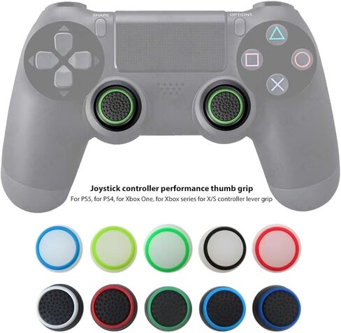 20x Thumbstick Silicone Case for PS5, for PS4, for Xbox One, for Xbox Series X/S Controller Joystick Grips in Saudi Arabia
