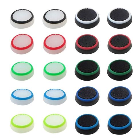 INGQI 20 Pieces Analog Stick Joystick Controller Performance Thumb Grips Compatible for PS5, for PS4, for Xbox One, for Xbox Series X/S Controller Joystick Grips in Saudi Arabia