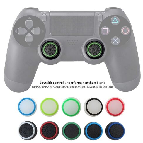 INGQI 20 Pieces Analog Stick Joystick Controller Performance Thumb Grips Compatible for PS5, for PS4, for Xbox One, for Xbox Series X/S Controller Joystick Grips in Saudi Arabia