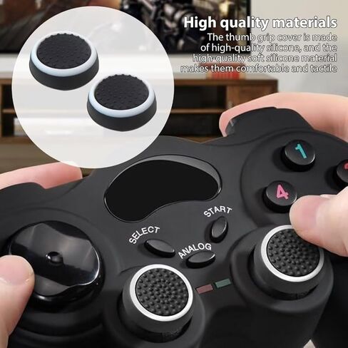 INGQI 20 Pieces Analog Stick Joystick Controller Performance Thumb Grips Compatible for PS5, for PS4, for Xbox One, for Xbox Series X/S Controller Joystick Grips in Saudi Arabia