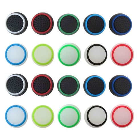 INGQI 20 Pieces Analog Stick Joystick Controller Performance Thumb Grips Compatible for PS5, for PS4, for Xbox One, for Xbox Series X/S Controller Joystick Grips in Saudi Arabia