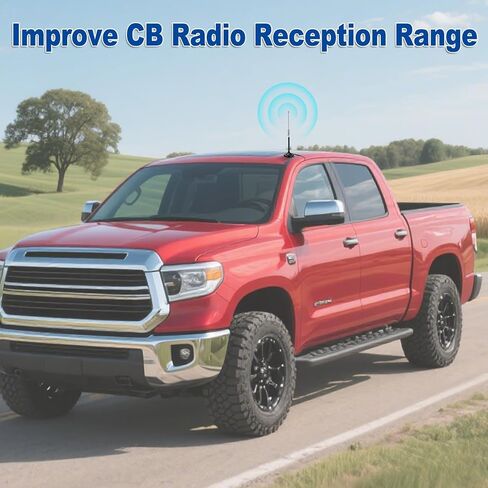 Superbat 27MHz CB Antenna with Magnetic Base PL259 & BNC Male Connector for Cobra Midland Galaxy Uniden Radioddity Texas Ranger RoadKing Vehicle Car Truck Mobile CB Radio in Saudi Arabia
