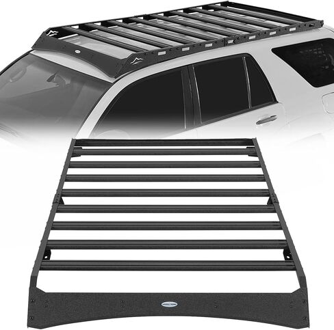 Hooke Road 4Runner Full Length Roof Rack Aluminum Cross Bars for 2003-2009 Toyota 4Runner 4th Gen, Overlanding Rooftop Crossbar Cargo Basket Carrier in Saudi Arabia