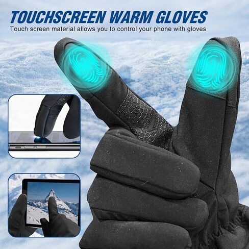 Heated Gloves 5V 5000mAh Rechargeable Battery Heated Gloves for Women with Touch Screen Non-Slip Adjustable Wrist Design Heated Hunting Gloves for Driving Camping in Saudi Arabia