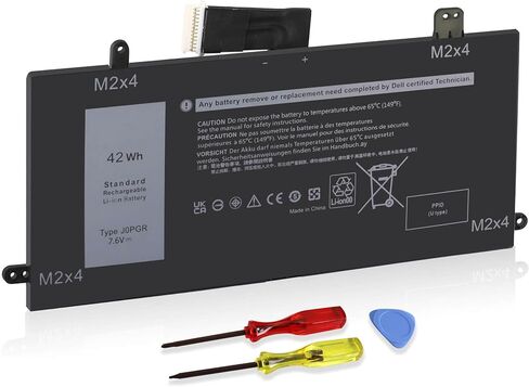 J0PGR Laptop Battery Replacement for Dell Latitude 12 5285 E5285 5290 2-in-1 Series T17G T17G001 T17G002 Tablet Notebook 1WND8 0J0PGR JOPGR 0RDYCT RDYCT X16TW NOT (MB991LL MC375LL MD314 MC724LL) in Kuwait