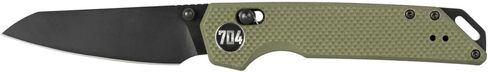704 Gear Hornet EDC Folding Pocket Knife with Crossbar Lock | 3.17" Reverse Tanto Blade, D2 Steel, G10 Handle, Reversible Pocket Clip | Black in Saudi Arabia