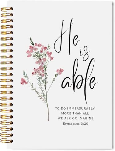 WNAGT God Is Good All the Time Christian Spiral Notebook Journal 5.5x8.3, Coquette Preppy Bible Journal for Women, Christian Faith Based Gifts, Religious Scripture Journaling Notebooks in Saudi Arabia