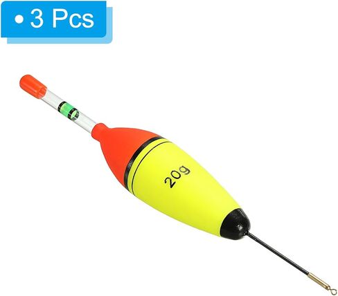 0.5oz Fishing Glowing Bobbers with Swivel, 3 Pack EVA Fishing Float Without Glow Sticks for Saltwater Freshwater Fishing in Saudi Arabia
