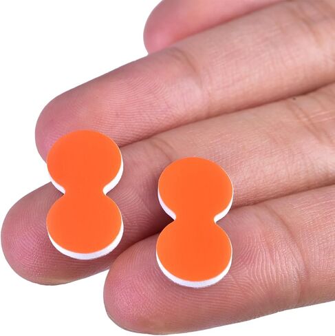 24Pcs EVA Fly Fishing Floats, Ergonomic Design Strike Indicator Tackle Accessories Suitable for Fly Fishing, River Fishing, Lakes Fishing (Orange) in Saudi Arabia