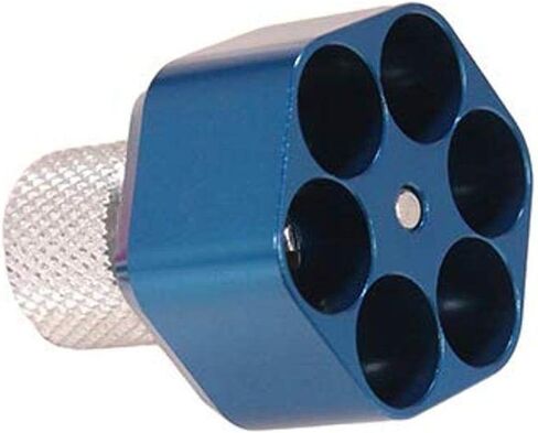 Pachmayr 02652 منافسة مسدس السرعة، إطار Smith & Wesson K، 38 Special، 357 Magnum، 6 Shot، أزرق، فضي in Kuwait