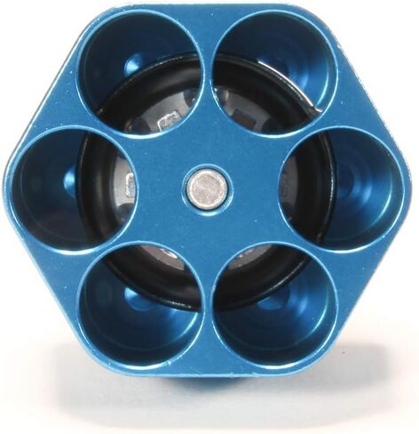 Pachmayr 02652 منافسة مسدس السرعة، إطار Smith & Wesson K، 38 Special، 357 Magnum، 6 Shot، أزرق، فضي in Kuwait