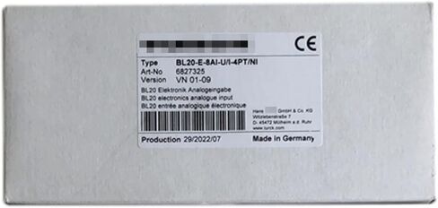 Expedited BL20-E-8AI-UI-4PTNI 6827325 New and Sealed in Box BL20E8AIUI4PTNI 6827325 1 Year Warranty and Fast in Saudi Arabia