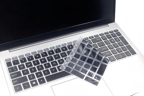 غطاء لوحة المفاتيح من السيليكون متوافق مع HP OmniBook 5 AI 16" 16-ag 16-af 16-ba 16-bc 16z-ag100 16z-bc100 Series Laptop 16-af1037nr 16-bc1047nr (ليس لسلسلة OmniBook 5 16-fb 14-he 14-fp) شفاف in Saudi Arabia