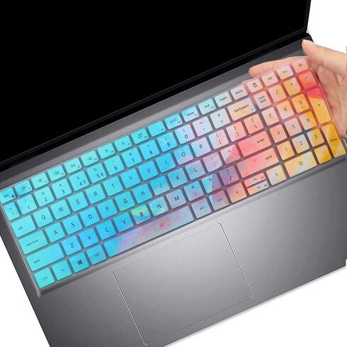 غطاء لوحة مفاتيح لأجهزة الكمبيوتر المحمول Dell 15 DC15250 DC15255، وDell 16 DC16250 DC16251 و16 Plus/16 Plus 2 في 1 DB06250 DB16250 DB16255 وDell Pro 15 Essential PV15250 PV15255- أسود in Kuwait