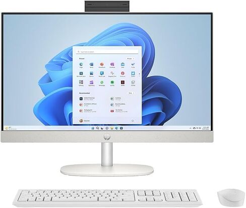 Hewlett Packard HP 24-inch Touch Screen All-in-One Desktop PC, FHD Display, Intel Core Ultra 5 125U, 16GB RAM, 512GB SSD, Intel Graphics, Windows 11 Home (Renewed) in Kuwait