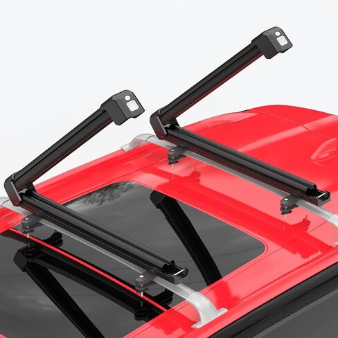 MOSTPLUS Lockable Ski Racks Snowboard Racks CrossBars Rack with Metal Lock and Rubber Padding,Fits 6 Pairs Skis or 4 Snowboards,Universal Fit for Vehicles,Aluminum 30" in Saudi Arabia