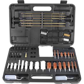 GuardTech Plus Universal Gun Cleaning Kit - Complete Rifle, Shotgun & Handgun Cleaning Set with Brass Rods, Patch Loops, Brushes with a Portable Carrying Case in Saudi Arabia