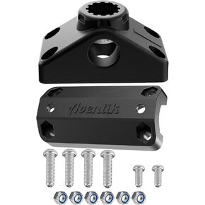 Rail Mount Adapter for Side Deck Mounting Bracket, Fit 7/8" & 1" Round/1" Square Rails Compatible with Scotty Accessories. (Rail Mount Adapter & Side Deck Mounting) in Saudi Arabia