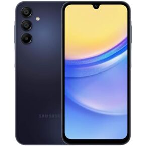 هاتف Samsung Galaxy A15 5G A Series، هاتف ذكي يعمل بنظام Android بسعة 128 جيجابايت، إصدار الولايات المتحدة، 2024، أزرق أسود (متجدد) in Kuwait