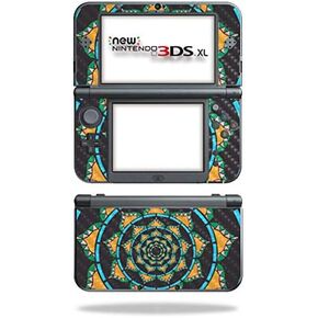 غلاف MightySkins من ألياف الكربون لجهاز Nintendo New 3DS XL (2015) - Fairy | لمسة نهائية واقية ومتينة من ألياف الكربون | سهل التطبيق والإزالة وتغيير الأنماط | صنع في الولايات المتحدة الأمريكية in Kuwait