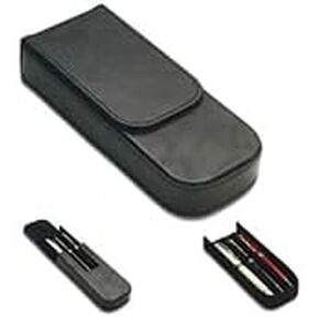 Leather 12 Fountain Pen Case Tray Organizer box, Fashion Design, Handmade, Magnetic Closure with Drawer, Christmas Gift for Man/Woman/Office, 12 Slots in Saudi Arabia