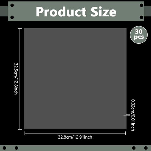 MAYJOYDIY 30 Pcs 12" Vinyl Record Inner Sleeves Anti Static LP Inner Sleeves Premium Plastic Vinyl Sleeve Albums Covers Protect Your LP Albums from Scratches, Dirt & Dust (Clear) in Saudi Arabia