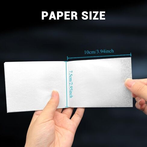 200 Sheets Lens Cleaning Tissue Paper Microscope Camera Lens Glasses Wipe Cleaning Paper Phone Screen Goggles Cleaner Tissue Dust Removal,4 Booklets in Saudi Arabia