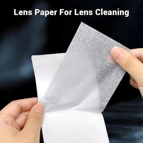 200 Sheets Lens Cleaning Tissue Paper Microscope Camera Lens Glasses Wipe Cleaning Paper Phone Screen Goggles Cleaner Tissue Dust Removal,4 Booklets in Saudi Arabia