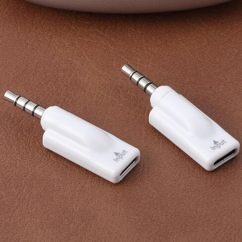 2PCS Headphone Jack Adapter, TypeC Female to 3.5mm Male Audio Cable Adapter Analog Cable Converter USB C to Aux Audio Dongle Compatible with MP3 CD Players Laptops Tablets Smartphone Earbuds in Kuwait