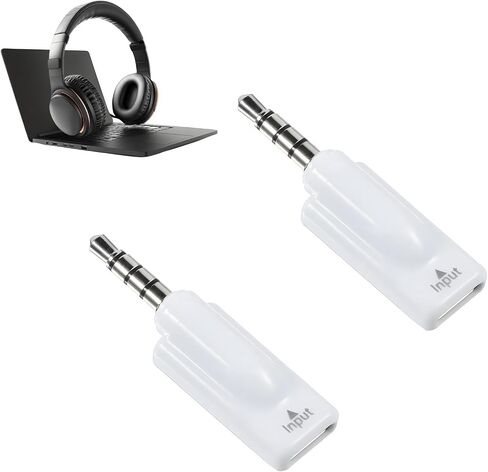 2PCS Headphone Jack Adapter, TypeC Female to 3.5mm Male Audio Cable Adapter Analog Cable Converter USB C to Aux Audio Dongle Compatible with MP3 CD Players Laptops Tablets Smartphone Earbuds in Kuwait