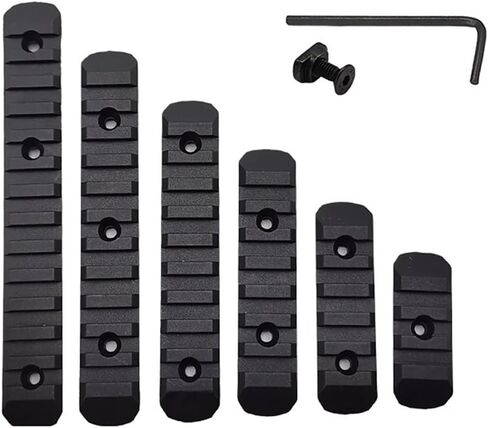 Single Aluminum Accessory Rail Set 3 5 7 9 11 13 Slots with 13 T-Nuts & Screws, 6 Wrench-Rounded Corner， P Rail Adapter Set in Saudi Arabia