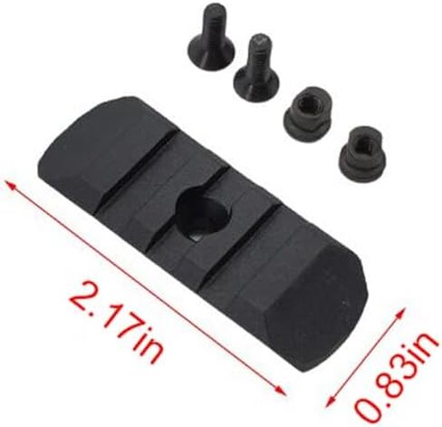 Single Aluminum Accessory Rail Set 3 5 7 9 11 13 Slots with 13 T-Nuts & Screws, 6 Wrench-Rounded Corner， P Rail Adapter Set in Saudi Arabia