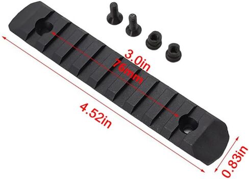 Single Aluminum Accessory Rail Set 3 5 7 9 11 13 Slots with 13 T-Nuts & Screws, 6 Wrench-Rounded Corner， P Rail Adapter Set in Saudi Arabia