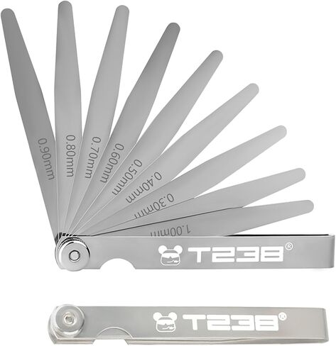 High-Precision Feeler Gauge Set for AEG Piston，Airsoft Spiral Gear Set (0.1-1 mm) in Kuwait